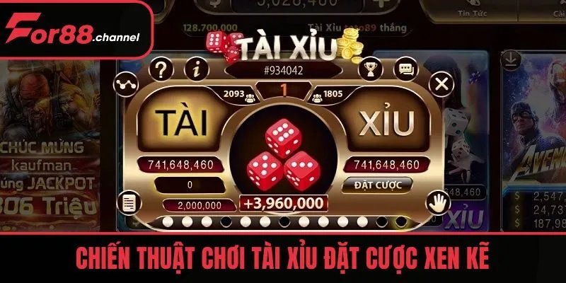 Chiến thuật chơi tài xỉu đặt cược xen kẽ
