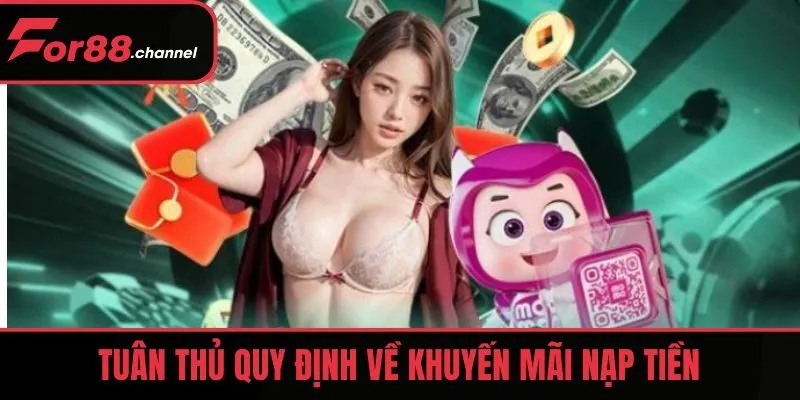 Tuân thủ quy định về khuyến mãi nạp tiền
